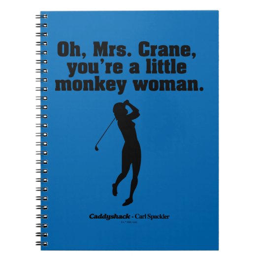 Caddyshack | Oh Mrs. Crane Notizblock (Vorderseite)