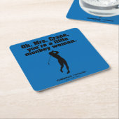 Caddyshack | Oh Mrs. Crane Rechteckiger Pappuntersetzer (angewinkelt)