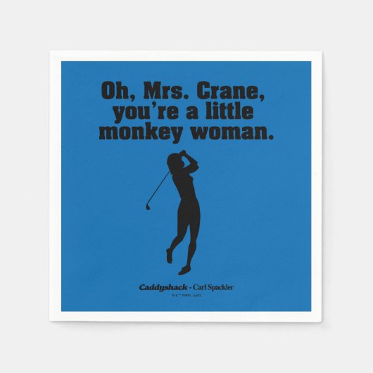 Caddyshack | Oh Mrs. Crane Serviette (Vorderseite)