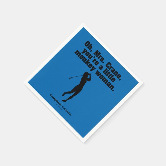 Caddyshack | Oh Mrs. Crane Serviette (Ecke)