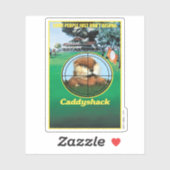 Caddyshack Poster Aufkleber (Blatt)