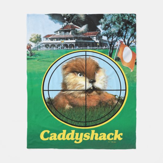 Caddyshack Poster Fleecedecke (Vorderseite)