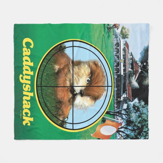 Caddyshack Poster Fleecedecke (Vorderseite (Horizontal))