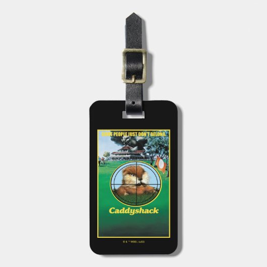 Caddyshack Poster Gepäckanhänger (Vorderseite vertikal)