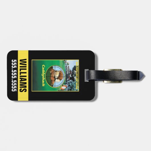 Caddyshack Poster Gepäckanhänger (Rückseite horizontal)