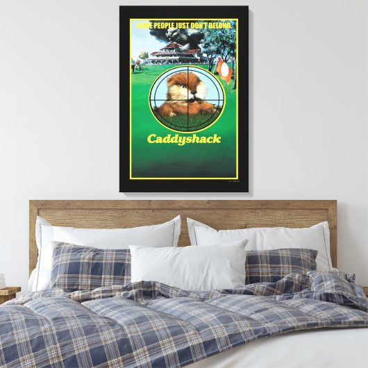 Caddyshack Poster Leinwanddruck (Insitu (Schlafzimmer))