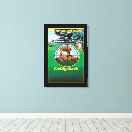 Caddyshack Poster Leinwanddruck (Insitu (Holzboden))