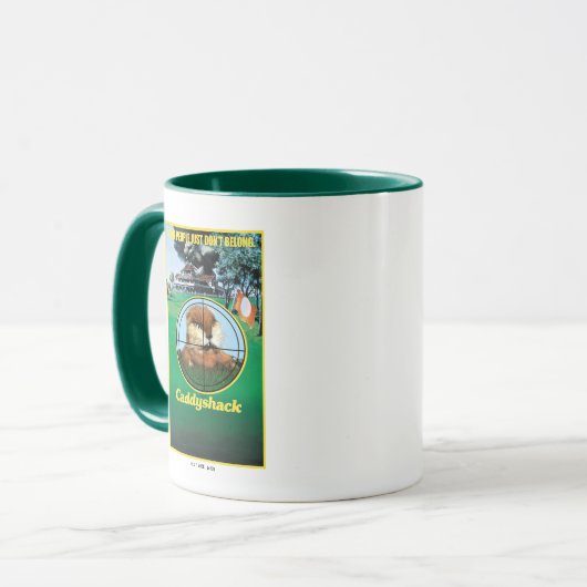 Caddyshack Poster Tasse (Vorderseite Links)