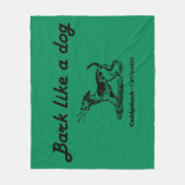 Caddyshack | Rinde wie ein Hund! Fleecedecke (Vorderseite)