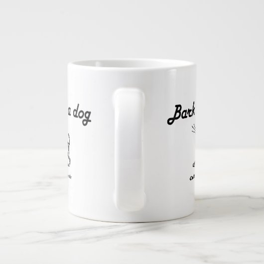 Caddyshack | Rinde wie ein Hund! Jumbo-Tasse (Rückseite)