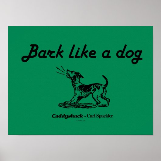 Caddyshack | Rinde wie ein Hund! Poster (Vorne)