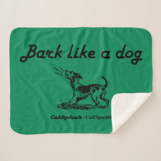 Caddyshack | Rinde wie ein Hund! Sherpadecke (Vorderseite (Horizontal))