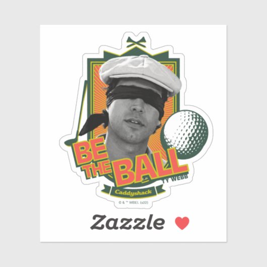 Caddyshack | Seid der Ball Aufkleber (Blatt)