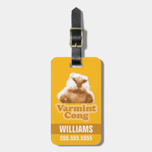 Caddyshack | Varmint Cong Gepäckanhänger (Vorderseite vertikal)