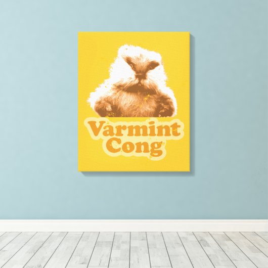 Caddyshack | Varmint Cong Leinwanddruck (Insitu (Holzboden))