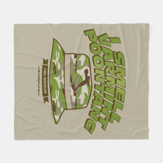 Caddyshack | Varmint Poontang Fleecedecke (Vorderseite (Horizontal))