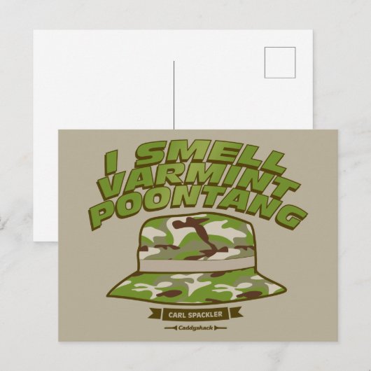 Caddyshack | Varmint Poontang Postkarte (Vorne/Hinten)