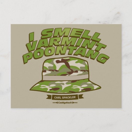 Caddyshack | Varmint Poontang Postkarte (Vorderseite)