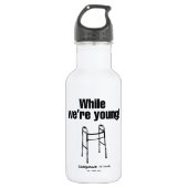 Caddyshack | Während wir jung sind! Edelstahlflasche (Vorderseite)