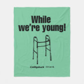 Caddyshack | Während wir jung sind! Fleecedecke (Vorderseite)