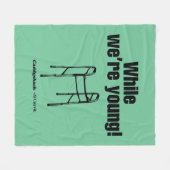 Caddyshack | Während wir jung sind! Fleecedecke (Vorderseite (Horizontal))