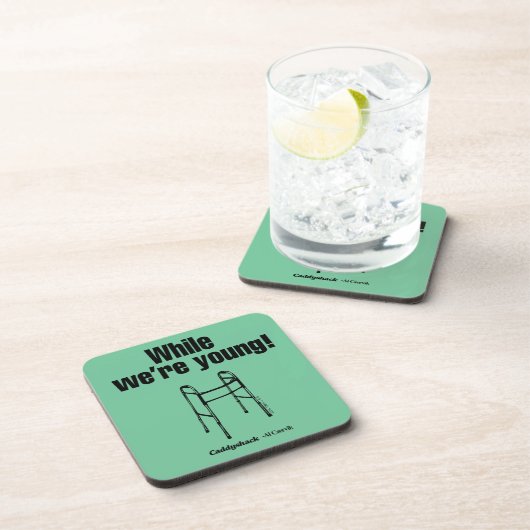 Caddyshack | Während wir jung sind! Getränkeuntersetzer (Rechte Seite)