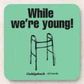 Caddyshack | Während wir jung sind! Getränkeuntersetzer (Vorderseite)