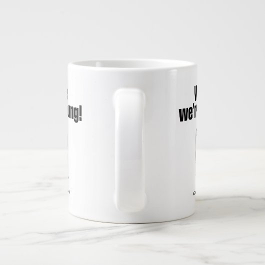 Caddyshack | Während wir jung sind! Jumbo-Tasse (Rückseite)