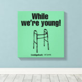 Caddyshack | Während wir jung sind! Leinwanddruck (Insitu (Holzboden))