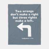 Caddyshack | Zwei Fehler machen kein Recht Fleecedecke (Vorderseite)