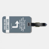 Caddyshack | Zwei Fehler machen kein Recht Gepäckanhänger (Rückseite horizontal)