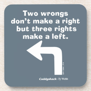Caddyshack   Zwei Fehler machen kein Recht Getränkeuntersetzer