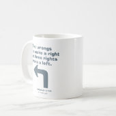 Caddyshack | Zwei Fehler machen kein Recht Kaffeetasse (Vorderseite Links)