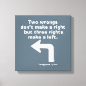 Caddyshack | Zwei Fehler machen kein Recht Leinwanddruck (Vorderseite)