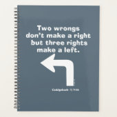 Caddyshack | Zwei Fehler machen kein Recht Planer (Vorderseite)