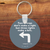 Caddyshack | Zwei Fehler machen kein Recht Schlüsselanhänger (Vorderseite)