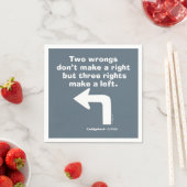 Caddyshack | Zwei Fehler machen kein Recht Serviette (Beispiel)