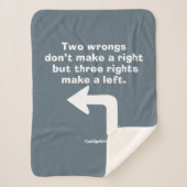 Caddyshack | Zwei Fehler machen kein Recht Sherpadecke (Vorderseite)