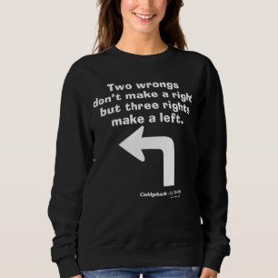 Caddyshack Zwei Fehler machen kein Recht Sweatshirt