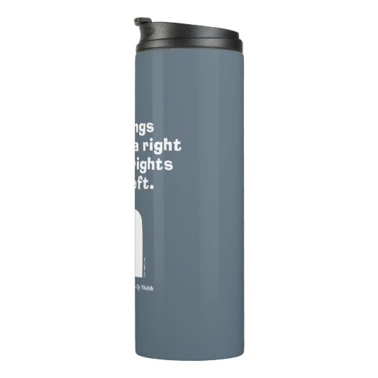 Caddyshack | Zwei Fehler machen kein Recht Thermosbecher (Nach rechts gedreht)