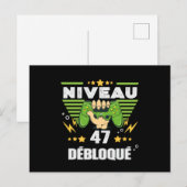 Cadeau 47 Gameboard 47 Postkarte (Vorne/Hinten)