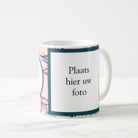 Cadeau mok voor de liefste mama met foto kaffeetasse (VorderseiteRechts)