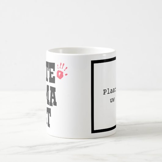 Cadeau mok voor mama met eigen foto kaffeetasse (Mittel)