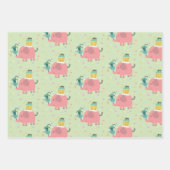 cadeau papier olifant giraf aap (Vorderseite 3)