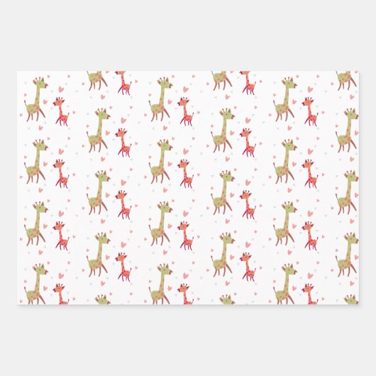 cadeau papier olifant giraf aap (Vorderseite)