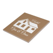 Cadeau tegel "Hotel Opa & Oma" Fliese (Seite)