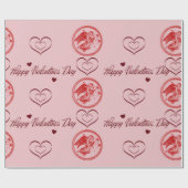 Cadeaupapier Happy Valentines Day Geschenkpapier (Flach)