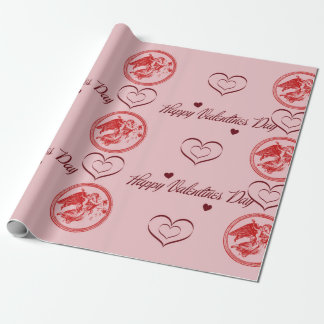 Cadeaupapier Happy Valentines Day Geschenkpapier