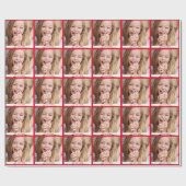 cadeaupapier met foto en tekst geschenkpapier (Flach)