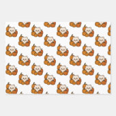 Cadeaupapier Set Halloween / Pomeranian Geschenkpapier Set (Vorderseite 3)